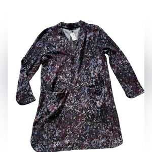 Kozan Long Sleeve Dress Women's 1X Multicolor Wt Pockets NEW WITH TAG MSRP$ 190✅